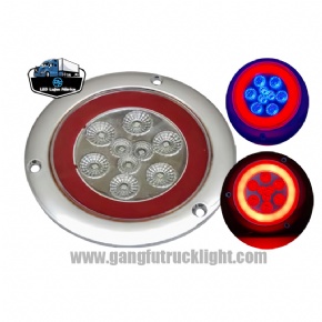 2 colors 4inch led truck tail light