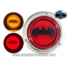 Bat pattern 4inch led truck tail lights