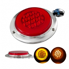 Luces traseras LED para camión con anillo de halo