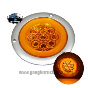 Amber red white 4inch led tail lights for truck