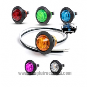 Luces LED de posición laterales para camión de 3/4 de pulgada de colores