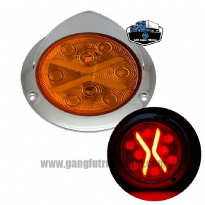 Luces traseras LED redondas para camión de 4 pulgadas