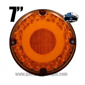 Luz trasera LED ámbar de 7 pulgadas para camión