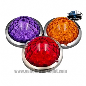 Luces LED pequeñas de 3 pulgadas con forma de sandía para camiones