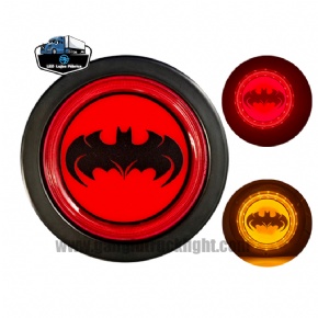 Luces traseras LED para camión de 4 pulgadas con patrón de murciélago