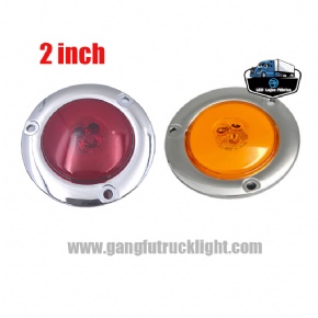 Luz de posición lateral LED de 2 pulgadas para camión