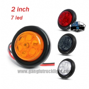 Luces LED laterales de 2 pulgadas para camiones