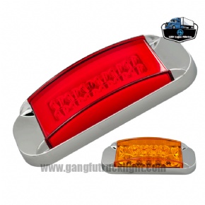 Luz lateral LED para camión con anillo de halo