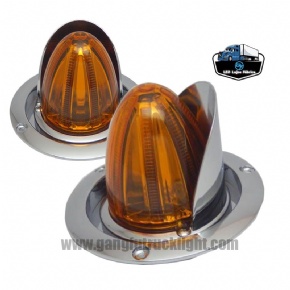 Lámparas LED ámbar tipo sandía para camión